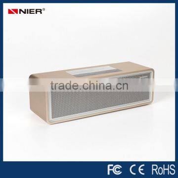 aluminum mini 15w line-in honeycomb bluetooth speaker stereo music mini portable speaker