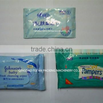 China supplier Automatic Wet Tissue Paper, Wet Wipes Horizontal Packaging Machine