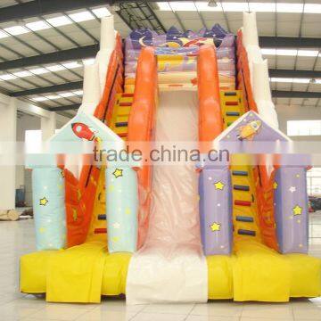 2016 customized design giant inflatable dry slide for children