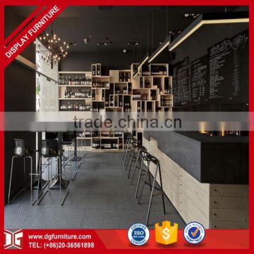 Leisure style Wine bar design wooden bar counter design