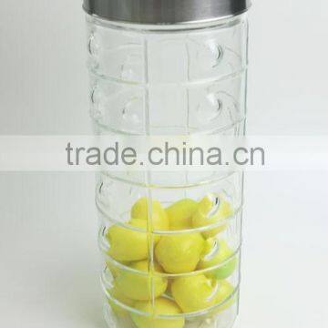 Classical Glass Food Container With Metal Cover photo-3