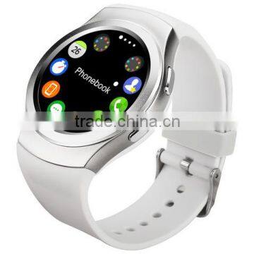 NO.1 G3 Bluetooth Smart Watch Phone Full Round Circle Wrist Smartwatch MTK2502 SIM TF Card Fitness Tracker for IOS Android Phone photo-3