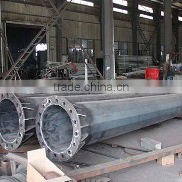 Solar Garden Lighting Pole Galvanized Steel Column Aluminium 12m Street Light Pole photo-6