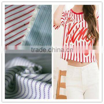 100% cotton yarn dyed shirting fabric