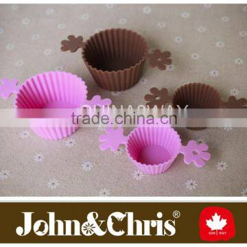 Custom-made silicone baking cake cup