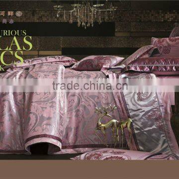 good quality polycotton jacquard home textile bedding sets