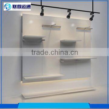 Metal tube stainless steel wall mount clothes display