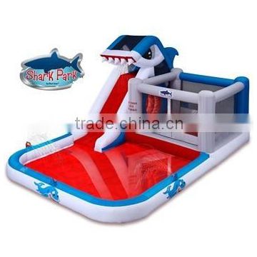 Large Inflatable Pool With Slide Floating Inflatable Boat Swimming Pool