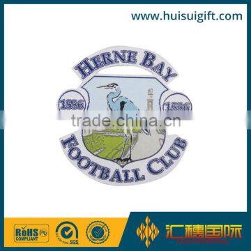 High quality cheap custom woven blue bird labels