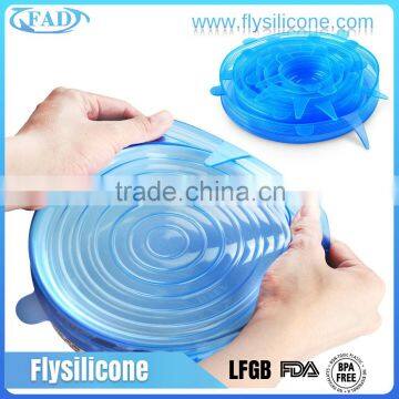 Silicone Lids As Seen on TV Lids Bottle Caps Closures Silicone Stretch Lid photo-3