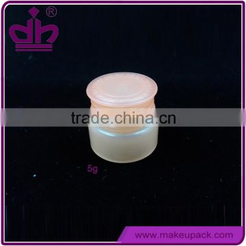 Cosmetic sample packaging plastic small jars for cream