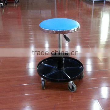 Chrome,350lbs Pneumatic Roller Seat,