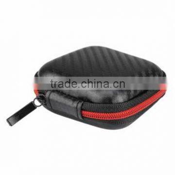 Portable Storage Square Earphone Bag / Earphone Cable Organizer / Earphone Storage Case photo-4