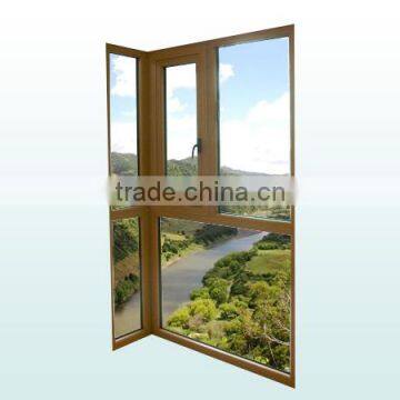 High Quality Aluminium Profile for Door and Window With Wood Grain photo-2
