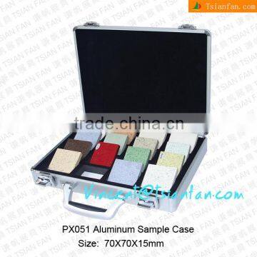 PX051-quartz stone display case stone display case stone sample display display