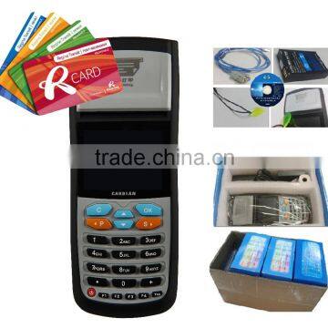 Portable bus ticketing machine with thermal printer