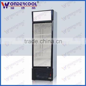 280L soft drink commercial used upright single door cooler