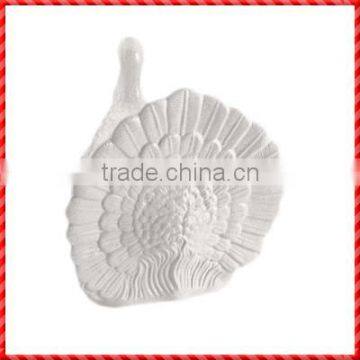 Nice resin white handmade decorative turkey Souvenir Thanksgiving