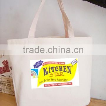 recyclable cotton shopping bag with cotton material