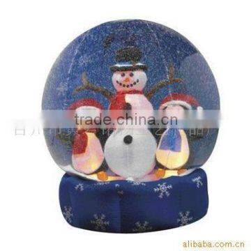 Christmas snow globe decoration