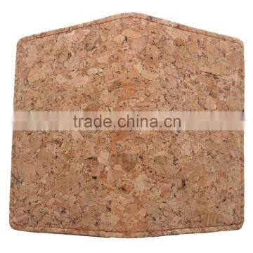 BOSHIHO Eco Friendly Material Cork Leather Fabric Natural Cork Card Holder photo-5