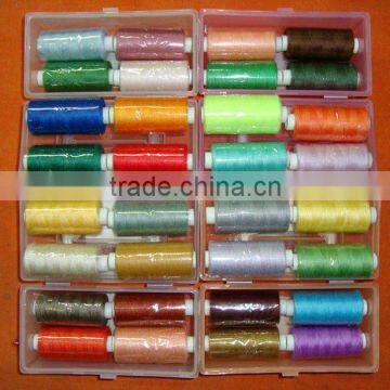 40/2 in assorted 100% spun polyester sewing thread