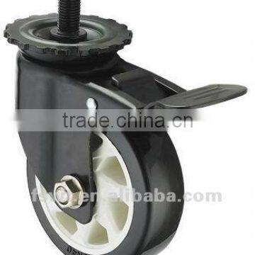 3-6 Inch Heavy Medium Diamond Screw Of Brake Caster Wheel