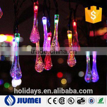 new style waterproof big drops of water solar string light