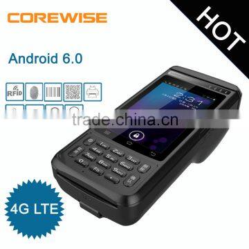 China 4 inch quad core biometric pos terminal price phone handheld fingerprint