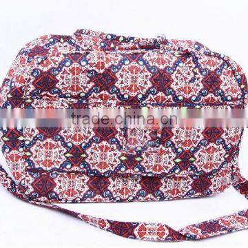 Z104 QUILTED COTTON MOMMY BAG TRAVEL BAG Outdoor Diaper Bag