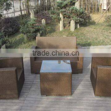 4Pcs Garden Sofa Furniture Rattan With Aluminium Frame photo-2