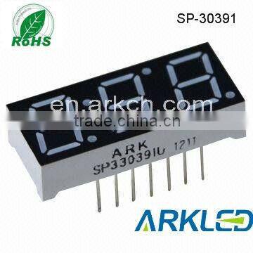 3 digit led display,0.39 inch digital display