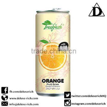 Orange Fruit Juice Drink With Bits