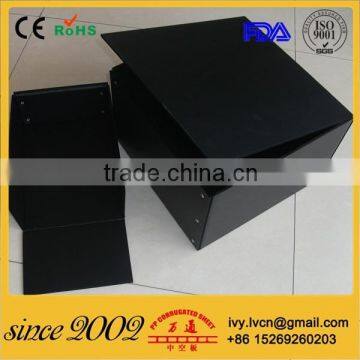 Corrugated Plastic Folding Storage Box with Lid