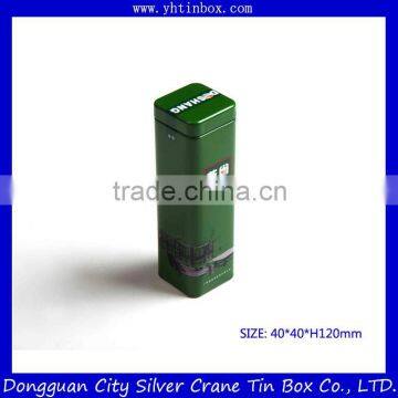 wholesale square shape tea tin packaging can/tea tin container