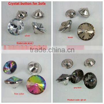 Latest Arrival unique design decorative crystal rhinestone button for sale