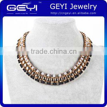 USA HOT SALE Statement Fashion Jewelry 2014 Sleek chain cord Necklace