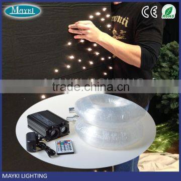 End light kit fiber optic starry sky with 32w portable led light source end emitting harness