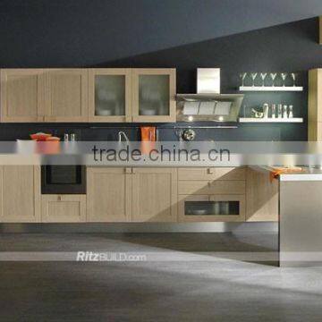 Hanging Poplar Solid Wood for Big and Small Kitchen Cabinet Design photo-4