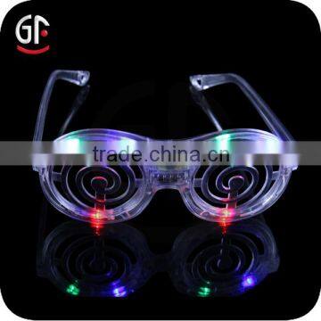 Wholesale Decoration Brand New Plastic Round Shaped Led Sunglasses