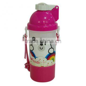 Screw Bottom Water Bottle With Straw photo-2