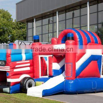 New fire truck inflatable bounce house/bounce house/bouncy castle