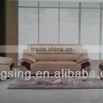 living room chinese pure leather sofa set