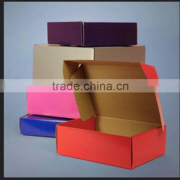 Corrugated folding paper shoe box / shoe packgaing box with customer design