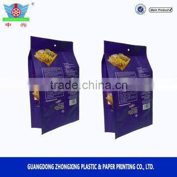 china supplier side gusset dried fruit chip aluminum foil packaging bag