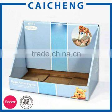 Custom Major Printed Corrugated Paper Counter Display Box In China
