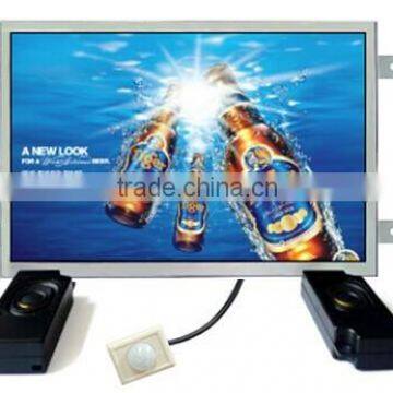 10 Inch Open Frame Optical Digital PIR Motion Sensor Advertising Player HD 1080P 3.5 mm Audio Output Display Devices Definition photo-2