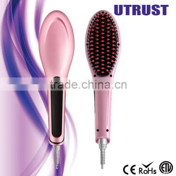 Professional Electric Hair Straightener Brush LCD New Hair Straightener Brush LCD Display Hair Straightener Brush