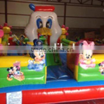 cusstomized yiwu factory price New design hot popular inflatable castle,inflatable slide for games