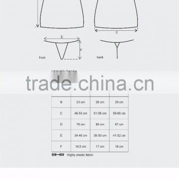 Sexy Lingerie Set - Caramella Chemise & Thong - Beige photo-5